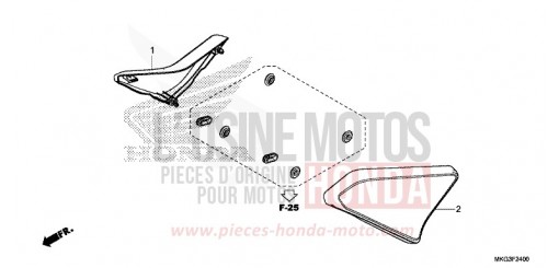 COUVERCLE LATERAL CMX500AK de 2019